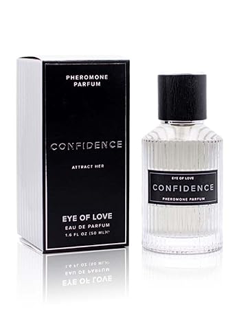 Eye Of Love Confidence Pheromone Cologne for Men - Boost Charisma & Charm - 50ml Deluxe Parfum - Infused with Male Pheromones - Magnetic Allure for Professional & Social Success