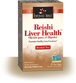 Bravo Tea Reishi Liver Health Tea 20 Tea Bags