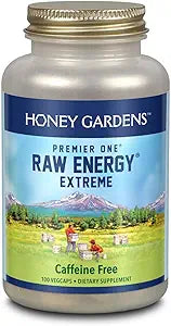 Honey Gardens Raw Energy Extreme : 46100: Cap, (Btl-Plastic) 720mg 100ct