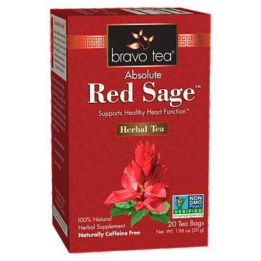 Bravo Tea Red Sage Tea 20 Tea Bags