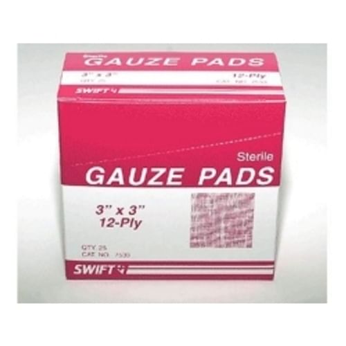 Chaos Safety Supplies Gauze Pad 3 in. x 3 In. (Pack of 25)