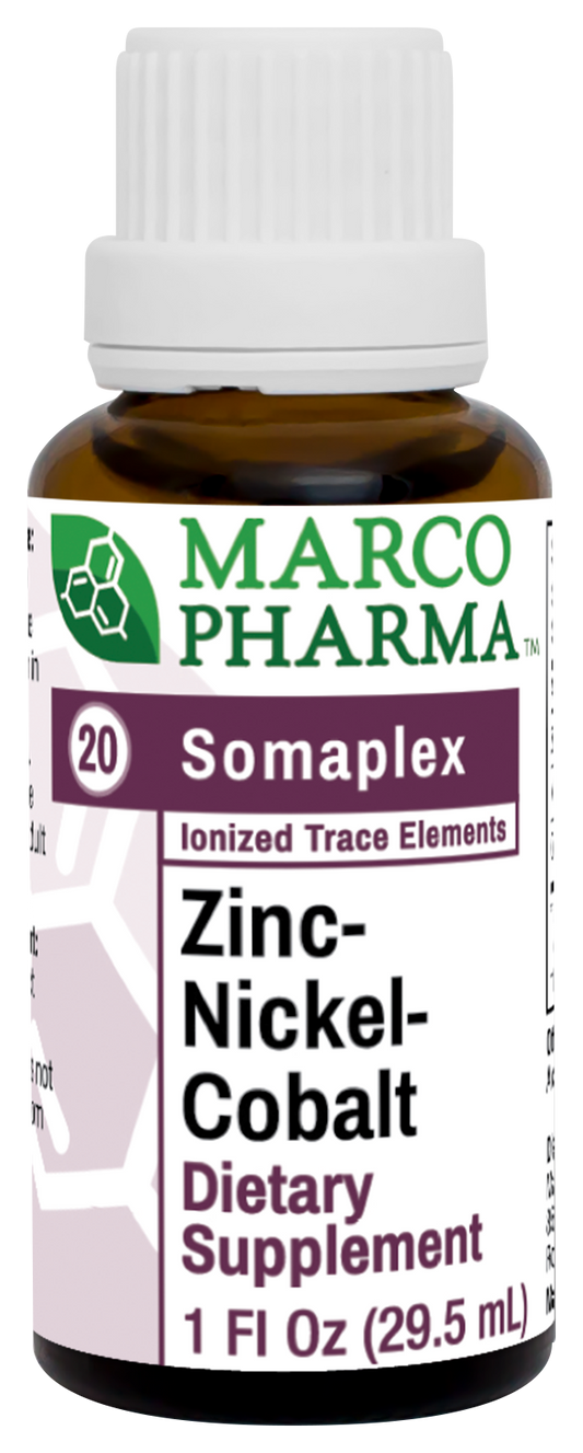 Zinc Nickel Cobalt Somaplex S20 No. 20 Nutrient 1 Fl Oz by Marco