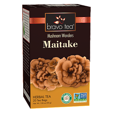 Bravo Tea Maitake Mushroom 20 Tea Bags