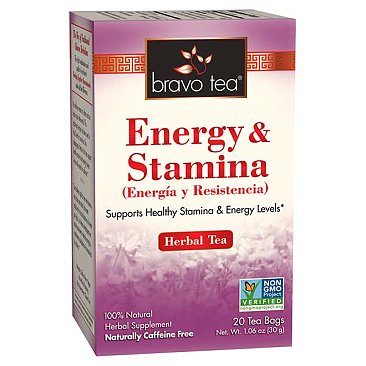Bravo Tea Energy & Stamina Tea 20 Tea Bags