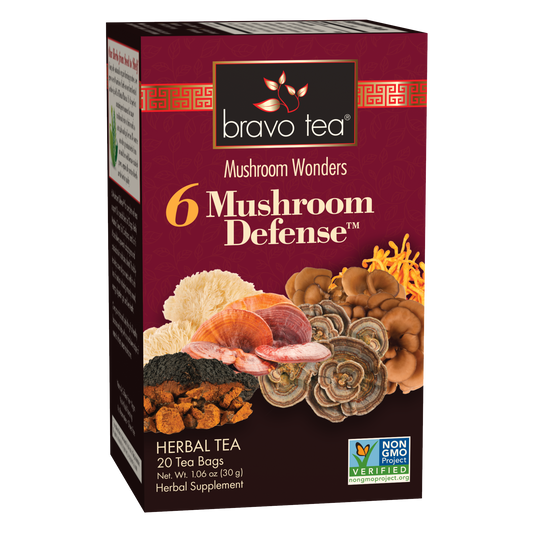 Six Mushroom Defense Tea 20 Tea Bags