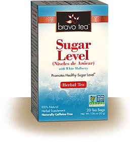 Bravo Tea Sugar Level Tea 20 Tea Bags