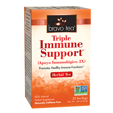 Bravo Tea Triple Immune Support Tea 20 Tea Bags